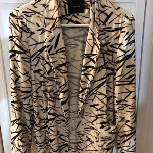 Talula animal print blazer size 0 (XS/S)